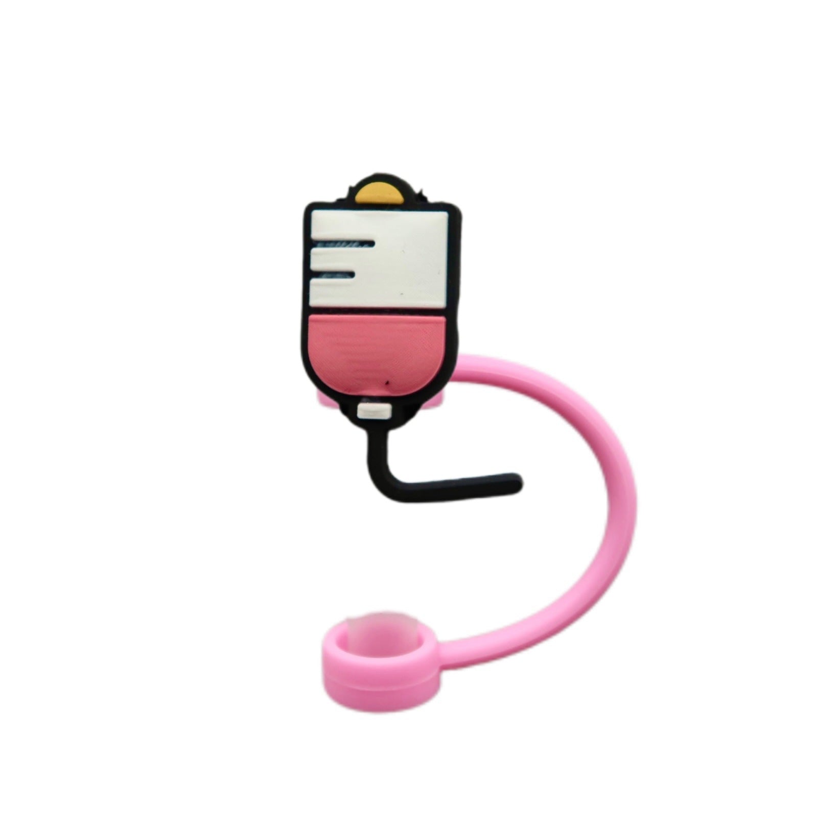 Wholesale 10pcs Cartoon Silicone Dustproof 8/10mm Straw Cover